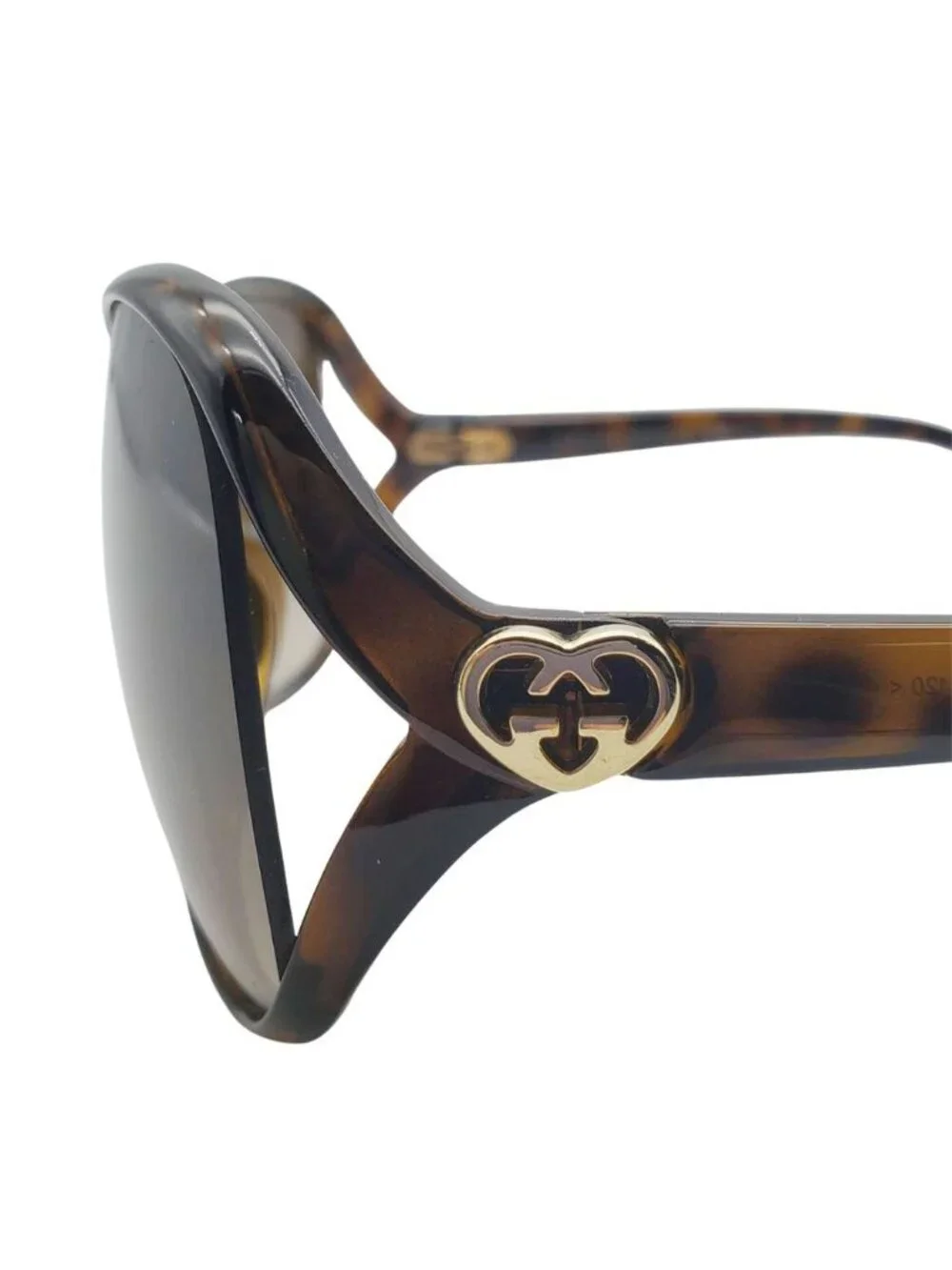 Gucci Sunglasses Bree Brown S Tortoiseshell Pattern GG Eyewear